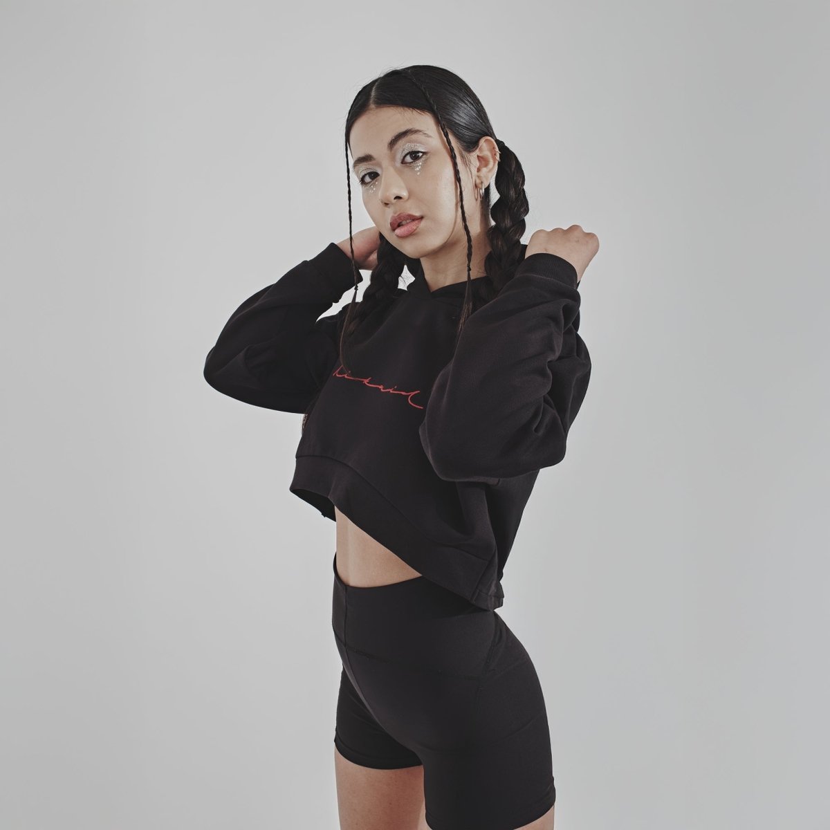 cX - 04 CROPPED HOODIE - Dikaid