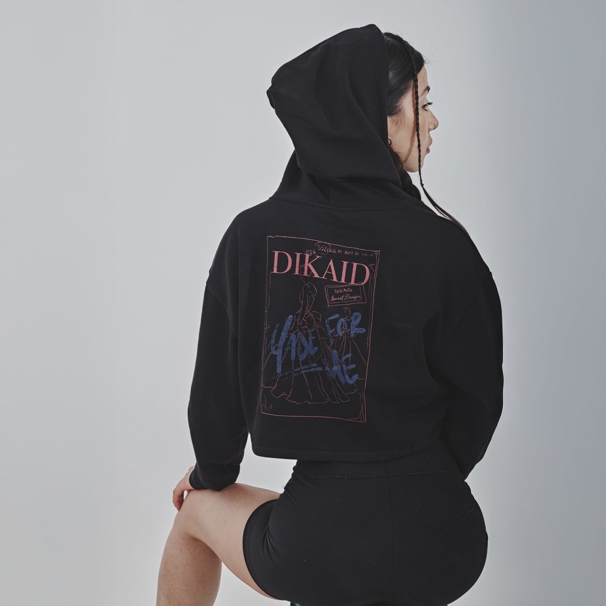 cX - 04 CROPPED HOODIE - Dikaid