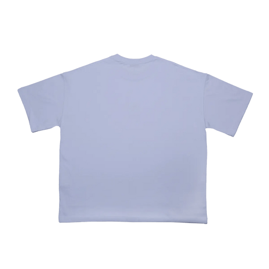 Beyaz Bol Oversize Tişört Uniseks Giyim | WH - 05 TEE | Dikaid