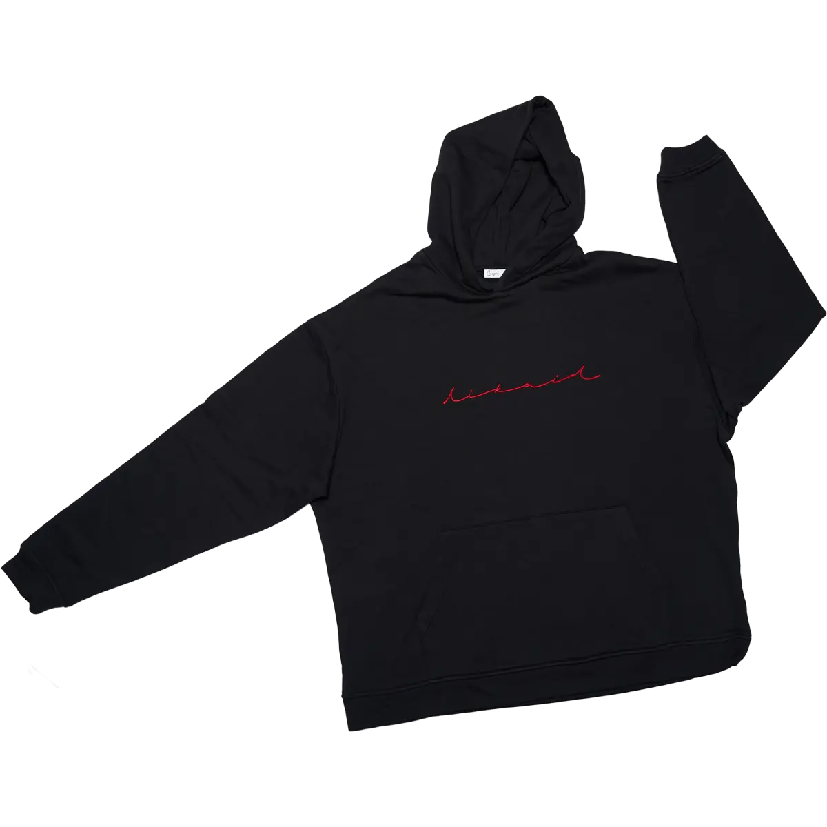 Siyah Oversize Hoodie Sokak Giyim | cY - 02 | Dikaid