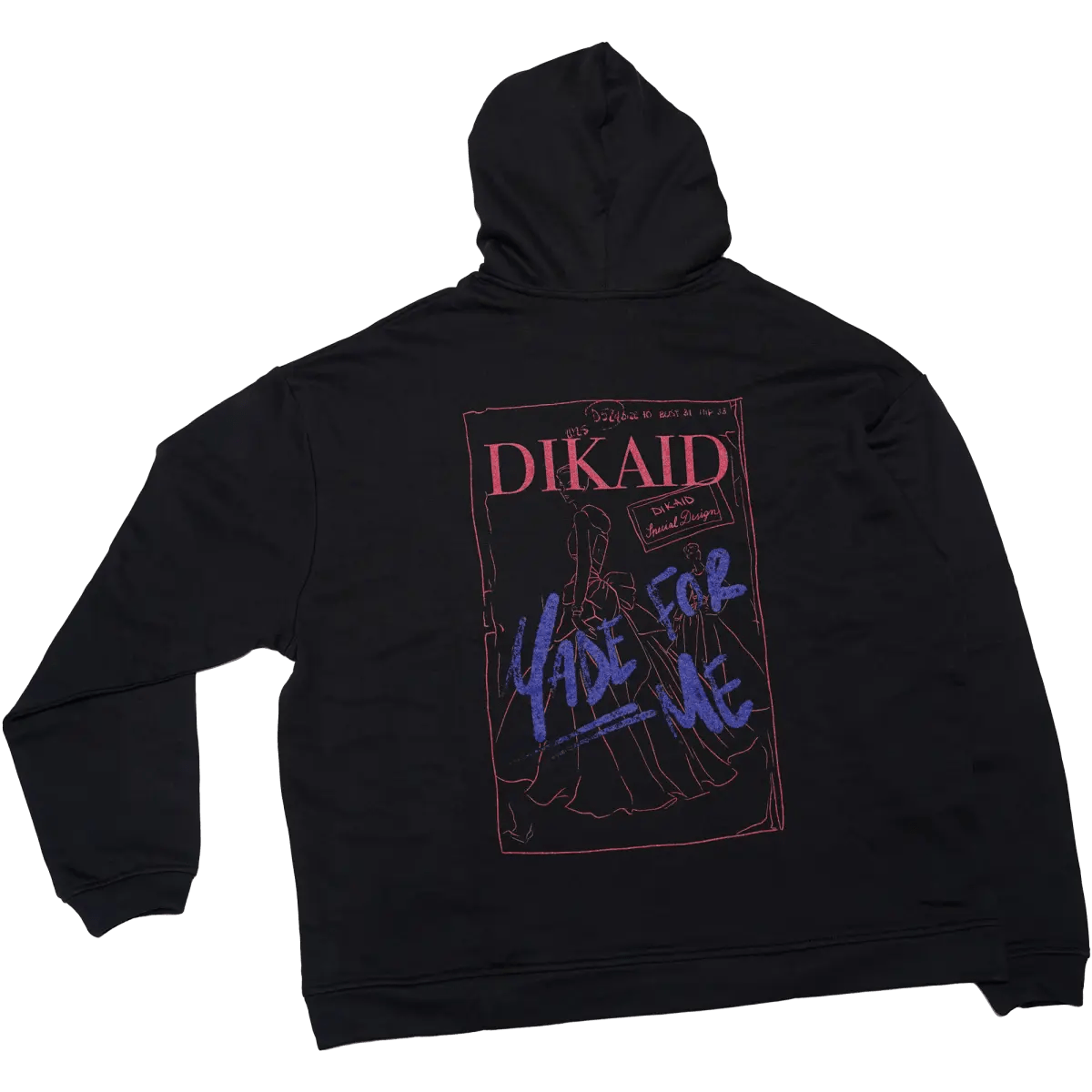 Siyah Oversize Hoodie Sokak Giyim | cY - 02 | Dikaid