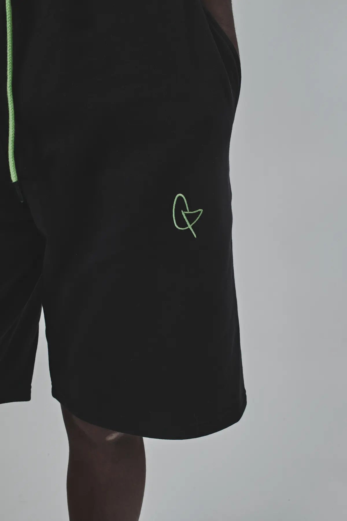 Siyah Oversize Bol Tasarım Şort Oversize Giyim |  Dikaid