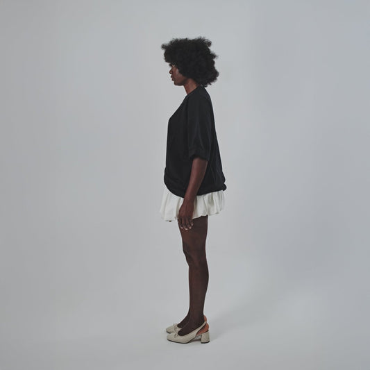 Siyah Minimal Tshirt | BL - 06 TEE | Dikaid