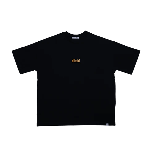 Siyah Oversize Uniseks Tişört | BL - 06 TEE | Dikaid