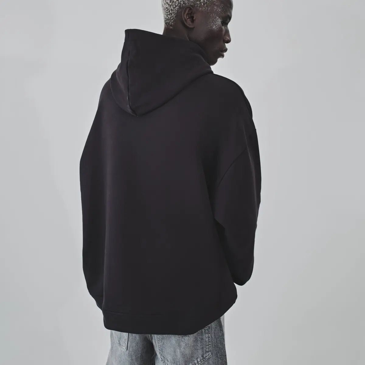 Siyah Oversize Hoodie Sokak Giyim | Dikaid